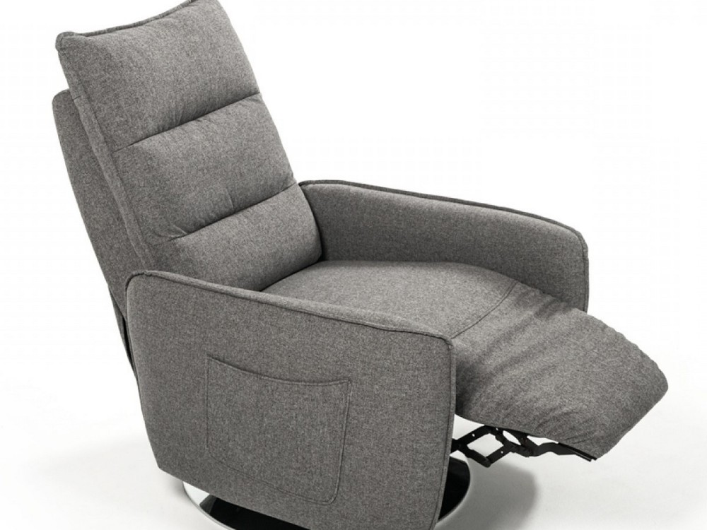 31โณ Grey Fabric Modern Recliner Chair 31โณ Grey Fabric Modern Recliner Chair