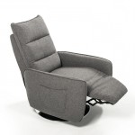 31″ Grey Fabric Modern Recliner Chair 31″ Grey Fabric Modern Recliner Chair