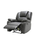 40″ Grey Contemporary Leather Power Reclining Chair 40″ Grey Contemporary Leather Power Reclining Chair