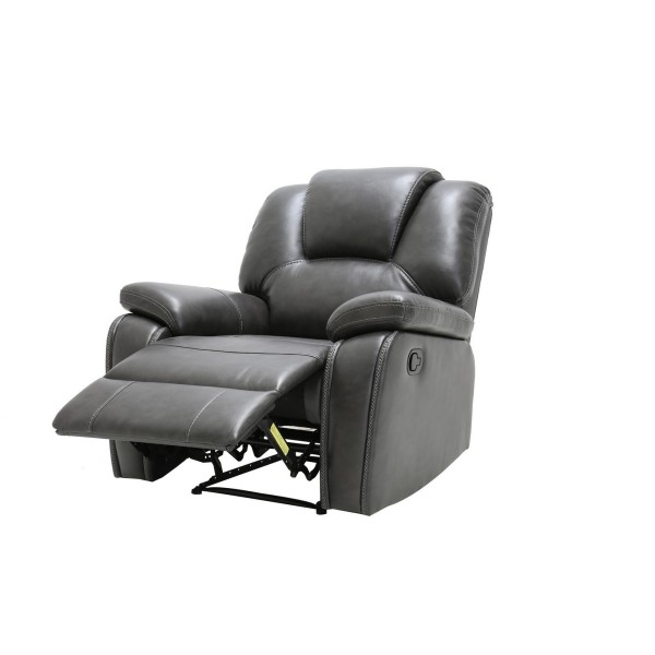 40″ Grey Contemporary Leather Power Reclining Chair 40″ Grey Contemporary Leather Power Reclining Chair